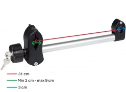Pro-User Fahrradklemmen-ProUser Diamant Rahmenhalter – lang