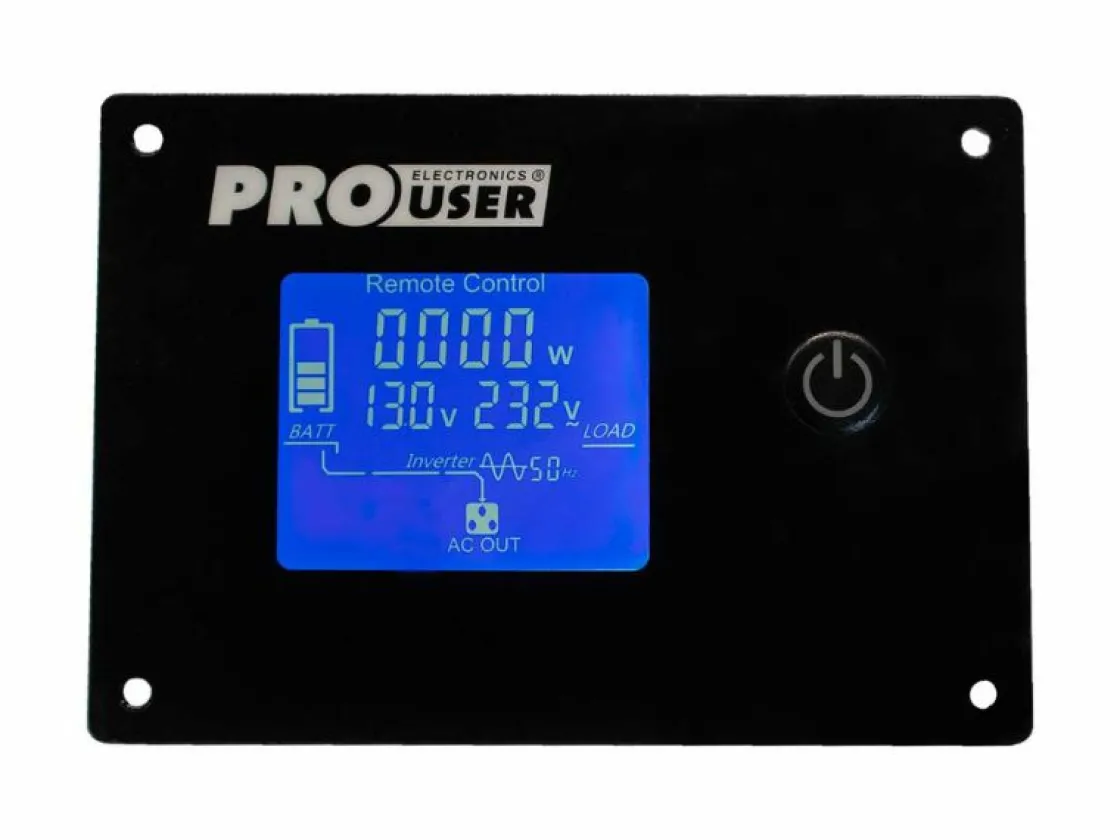 Pro-User Wechselrichter-Reiner Sinus-Wechselrichter mit Fernbedienung - 1000W
