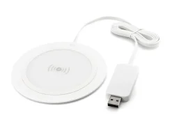 Caliber Usb Steckdosen 12V-PSQ10-W Qi Wireless Ladegerät - Weiß