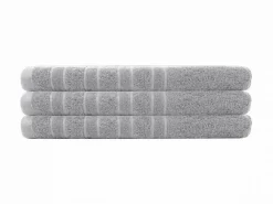 Markenlos Handtücher-Pure4u 3er-Set Luxus-Handtücher - Grau