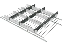 Purvario Kühlschrank Organizer - Grey< Aufbewahrung Küche|Kühlartikel Zubehör