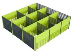 Purvario Aufbewahrung Küche^Schubladen Organizer - Lime Anthracite