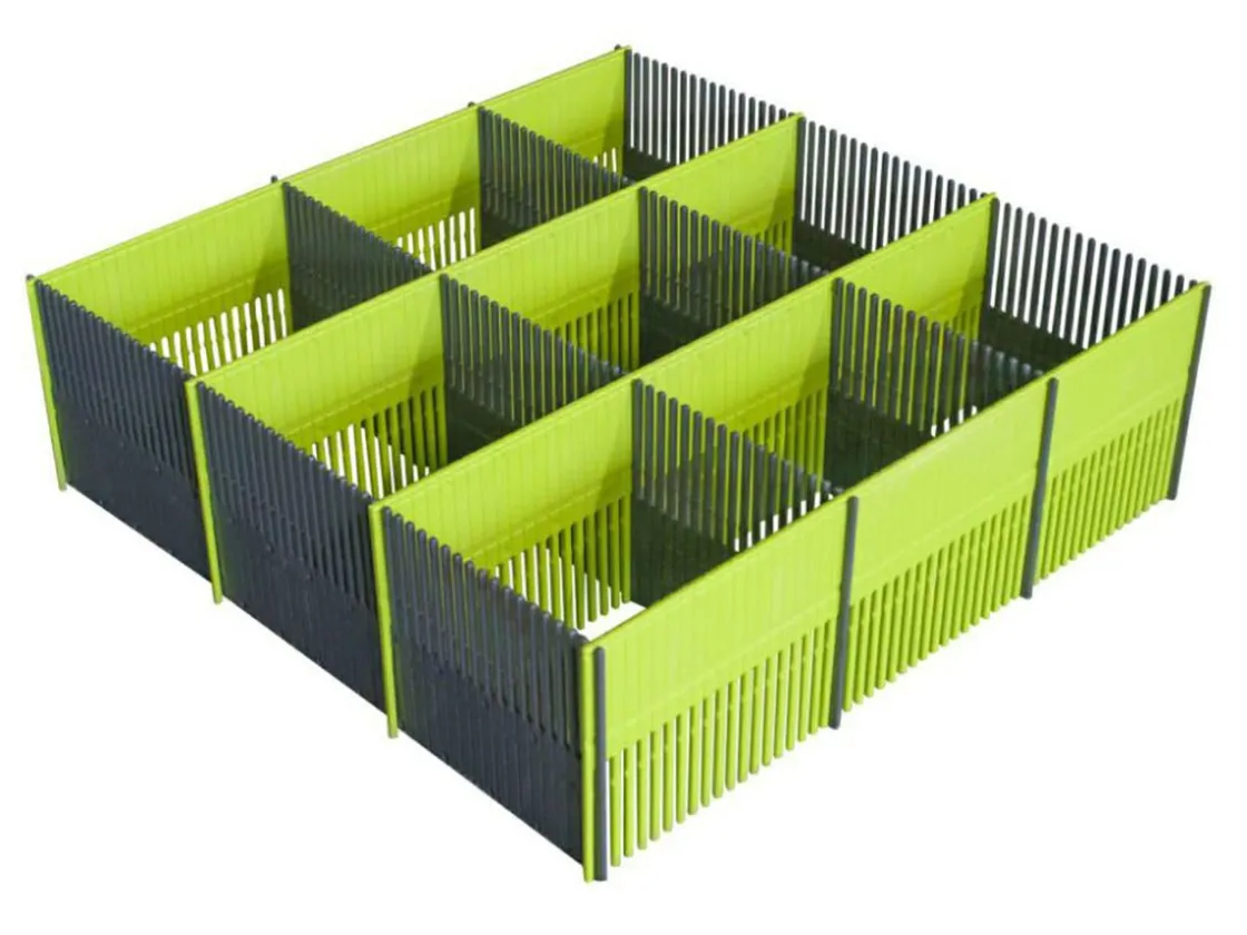 Purvario Aufbewahrung Küche^Schubladen Organizer - Lime Anthracite