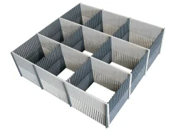 Purvario Schubladen Organizer - Grey Anthracite< Aufbewahrung Küche