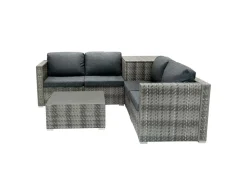 Monstershop Rattan Modular 6-teiliges Möbelset – Grau< Lounge Sets