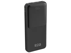 R2B 10000 mAh Powerbank mit integrierten Kabeln< Powerbanks