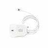 R2B Tv Kabel & Stecker-1 Meter weißes USB-C Kabel mit USB-C Ladegerät