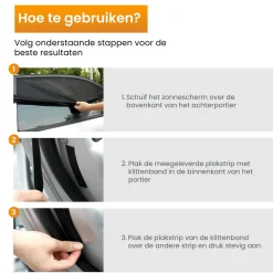 R2B Auto-Sonnenschutz für die Seitenscheibe – Set von 2< Chassiszubehör