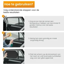R2B Chassiszubehör^Auto-Sonnenschutz für die Seitenscheibe – Set von 2
