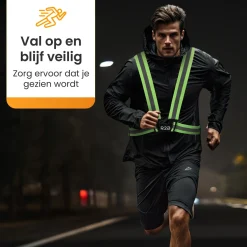 R2B Einstellbare reflektierende Sicherheitsweste - Gelb< Verkehrssicherheit