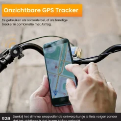 R2B Fahrrad Zubehör^Fahrradklingel - Geeignet für Apple AirTag