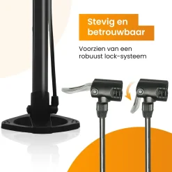R2B Fahrradpumpen^Fahrradpumpe - Doppelventilkopf