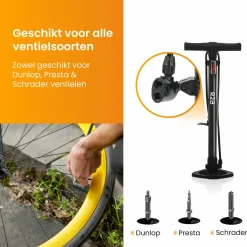 R2B Fahrradpumpen^Fahrradpumpe - Doppelventilkopf