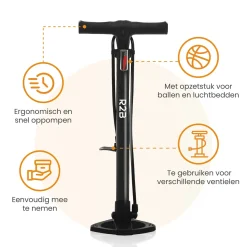R2B Fahrradpumpen^Fahrradpumpe - Doppelventilkopf