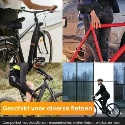R2B Fahrradsattel - Mit wasserdichter Satteldecke - Schwarz< Fahrrad Zubehör