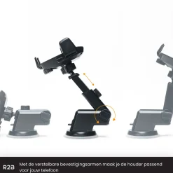 R2B Elektro Zubehör-Fenster und Armaturenbrett Auto Handyhalterung