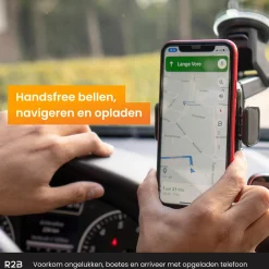 R2B Handyhalterung Auto mit kabellosem Ladegerät - Black< Elektro Zubehör