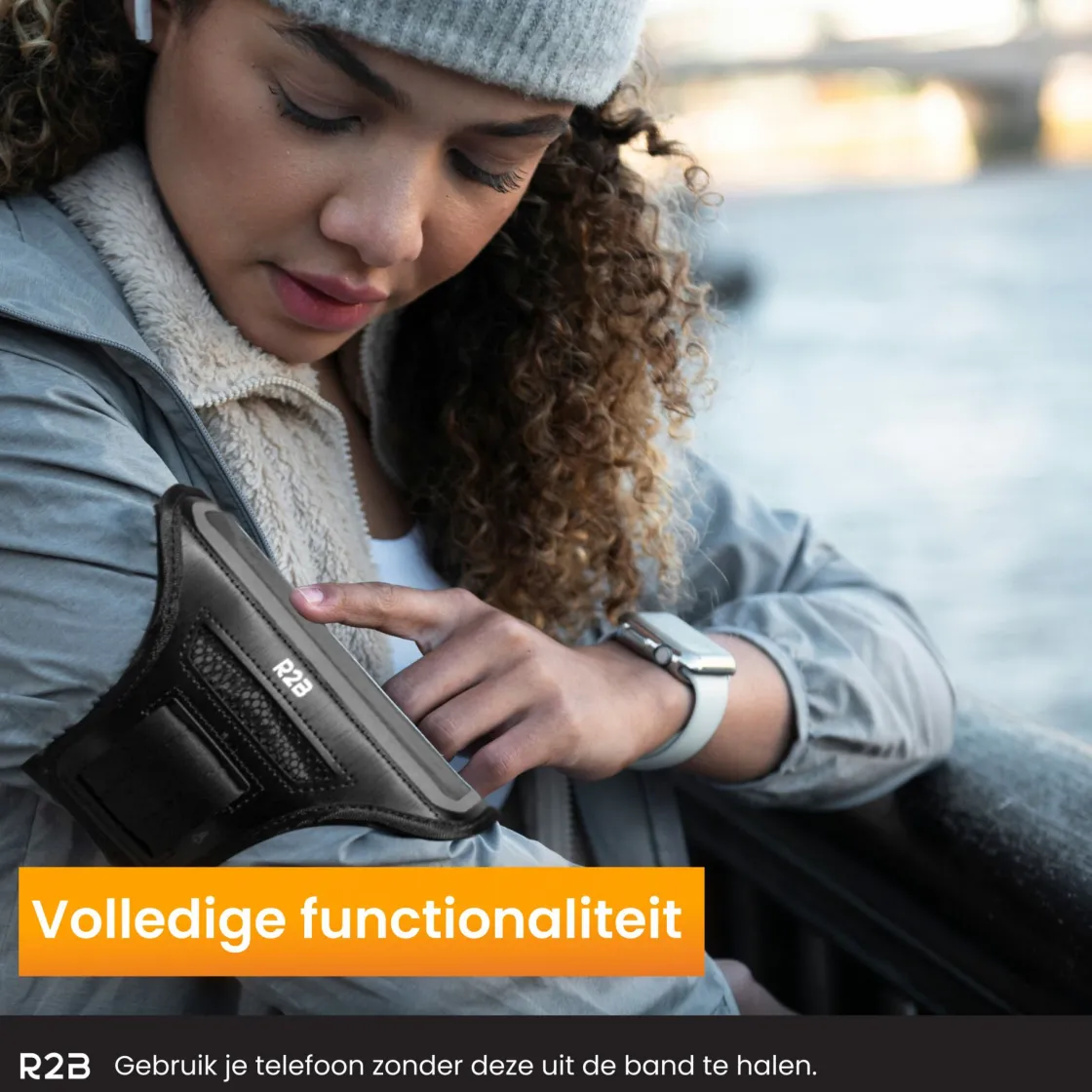 R2B Wanderschuhe & Wanderzubehör-Handyhalterung Joggen Sportarmband 7 Zoll