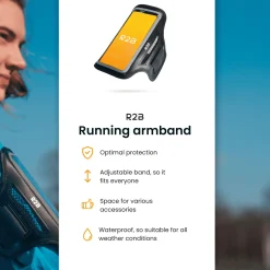 R2B Wanderschuhe & Wanderzubehör-Handyhalterung Joggen Sportarmband 7 Zoll