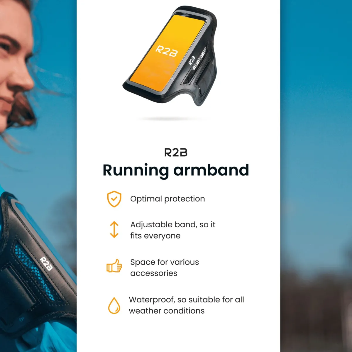 R2B Handyhalterung Joggen Sportarmband 6 Zoll< Wanderschuhe & Wanderzubehör
