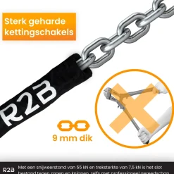 R2B Kettenschloss – Fahrradschloss mit ART2-Zertifizierung< Fahrrad Zubehör