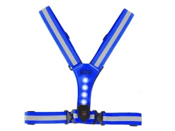 R2B Laufweste wiederaufladbar - Laufende Beleuchtung - Blau< Wanderschuhe & Wanderzubehör