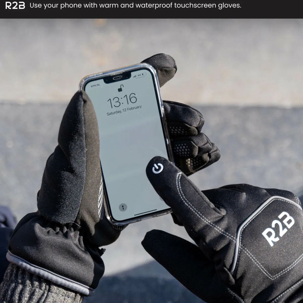 R2B Luxus wasserdichte Touchscreen-Handschuhe< Handschuhe & Fäustlinge