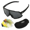 R2B Radsportbrille mit 5 austauschbaren Gläsern -Sportbrille< Sonnenbrillen