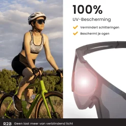 R2B Radsportbrille mit 5 austauschbaren Gläsern -Sportbrille< Sonnenbrillen