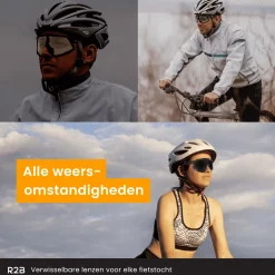 R2B Radsportbrille mit 5 austauschbaren Gläsern -Sportbrille< Sonnenbrillen