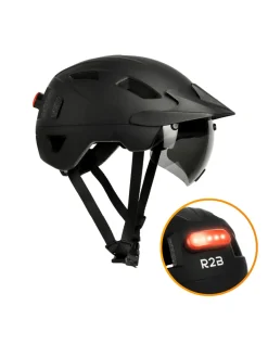 R2B Radsporthelm Speed Pedelec mit LED-Licht - Größe L< Fahrradhelme
