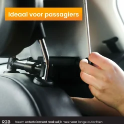 R2B Elektro Zubehör^Robuste Auto-Tablethalterung für die Kopfstütze
