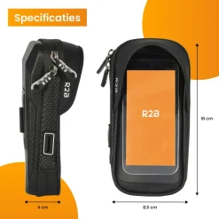 R2B Robuste Wasserdichte Fahrrad-Handyhalterung< Fahrrad Zubehör