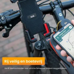 R2B Fahrrad Zubehör^Robuster Fahrrad & Motorrad Handyhalter