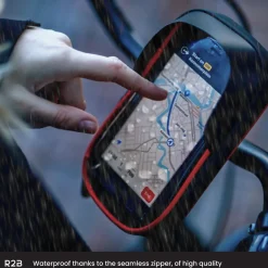 R2B Fahrrad Zubehör^Rote Wasserdichte Fahrrad-Handyhalterung