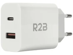 R2B 20W Weißes USB A & USB C Ladegerät< Elektro Zubehör