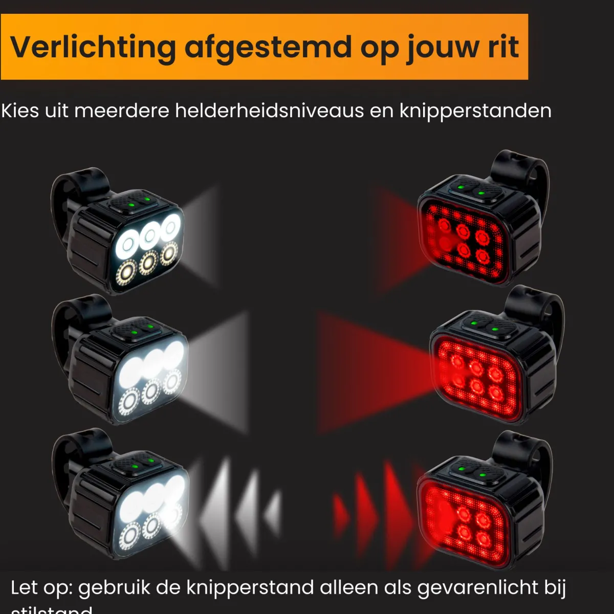 R2B Wiederaufladbare USB-C Fahrradbeleuchtung< Fahrrad Zubehör