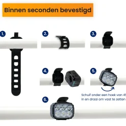 R2B Wiederaufladbare USB-C Fahrradbeleuchtung< Fahrrad Zubehör