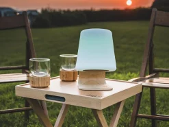 Campooz Campinghocker^Rebel Outdoor blauer Hocker mit Tablett