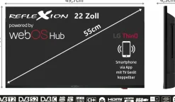 Reflexion LDDX22IBT Smart TV LED Fernseher< Fernseher