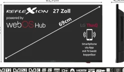Reflexion LDDX27IBT Smart TV LED Fernseher< Fernseher