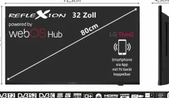 Reflexion Fernseher-LDDX32IBT Smart TV LED Fernseher