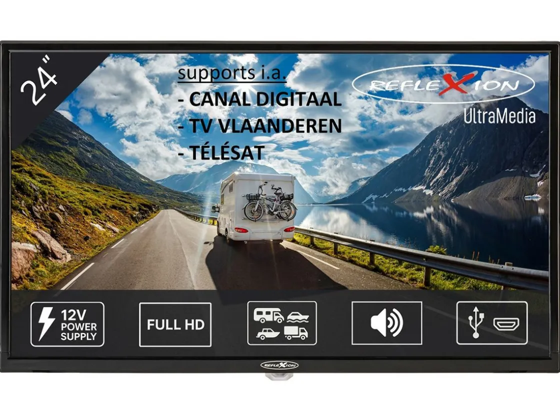 Reflexion Fernseher-LED2425 Camping LED TV Fernseher