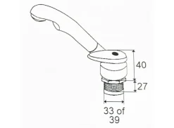 Reich Mischbatterien^Keramik Samba Standard A Mischhahn