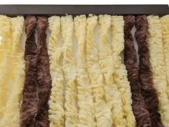 Repusel Insektenschutz^185 x 56 cm gelb/braun Chenille Vorhang