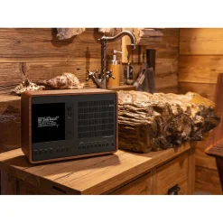 Markenlos Revo SuperConnect DAB+/FM Internetradio - Schwarz/Braun< Radios