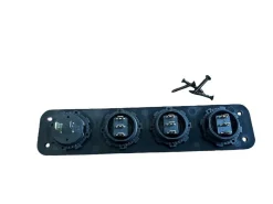 Markenlos Usb Steckdosen 12V^Ripca 3-fach 12 V Schalter & Voltmeter Einbaukit