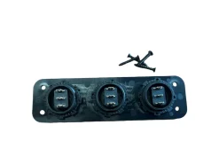 Markenlos Ripca 3-fach 12 V Schalter Einbaukit< Usb Steckdosen 12V