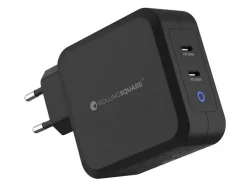 Rolling Square Tv Kabel & Stecker-RollingSQUARE GaN 100 Watt Ladegerät mit 2 USB-C-Anschlüsse