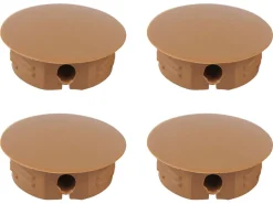 Markenlos Eckverbinder-Runde Möbelverbinder - Brown
